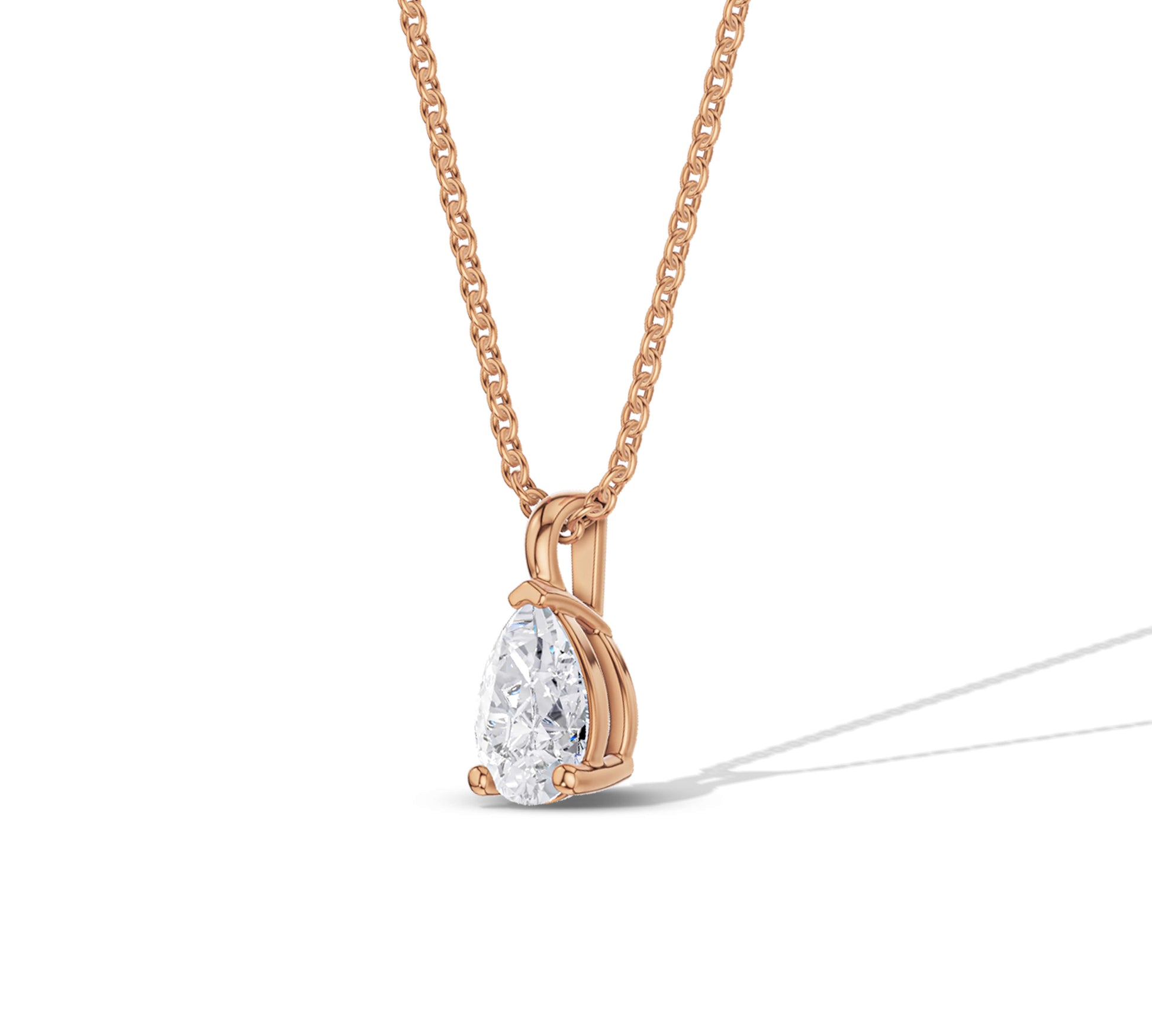 pear diamond pendants