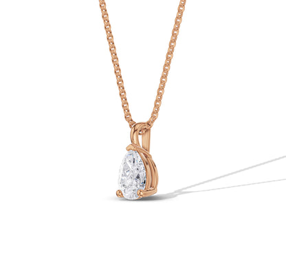 pear diamond pendants
