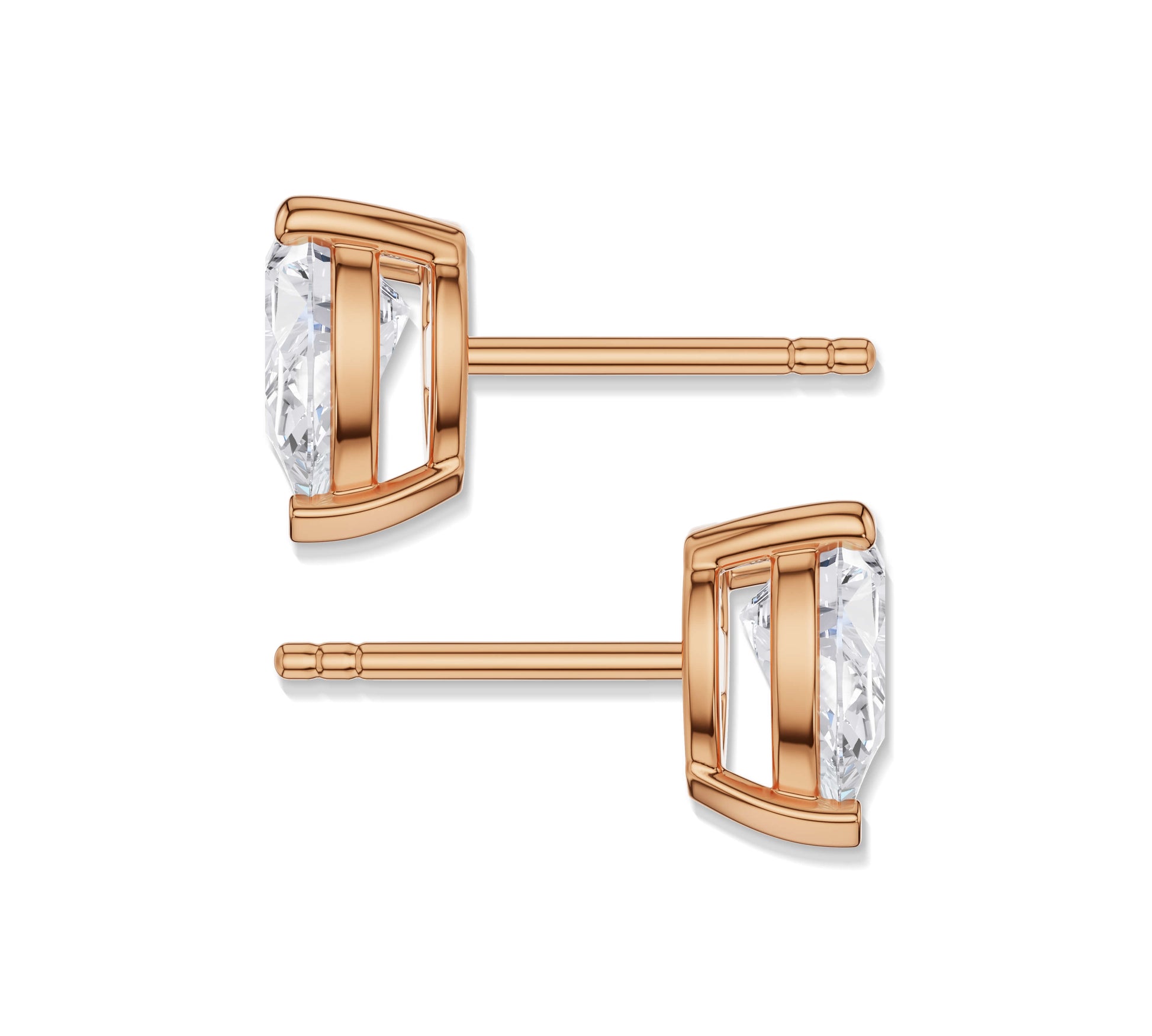 Elegant and timeless diamond studs