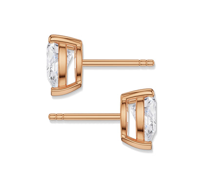 Elegant and timeless diamond studs