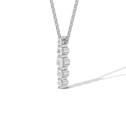 necklace diamond bar