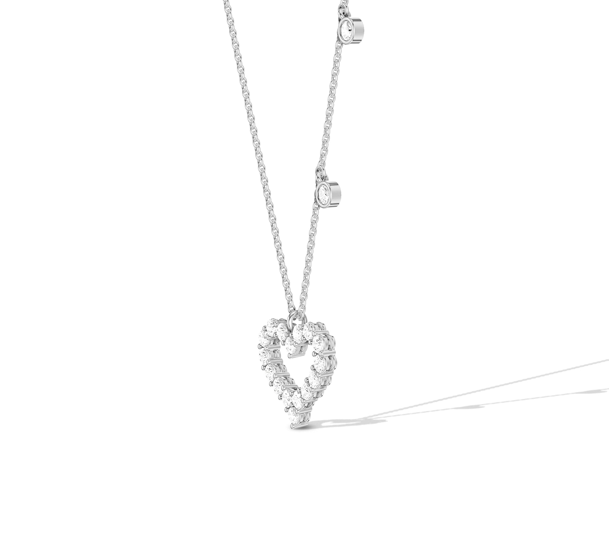 diamond necklace gold​