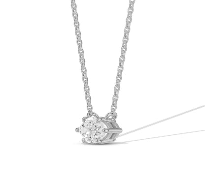 gold necklace with diamond​