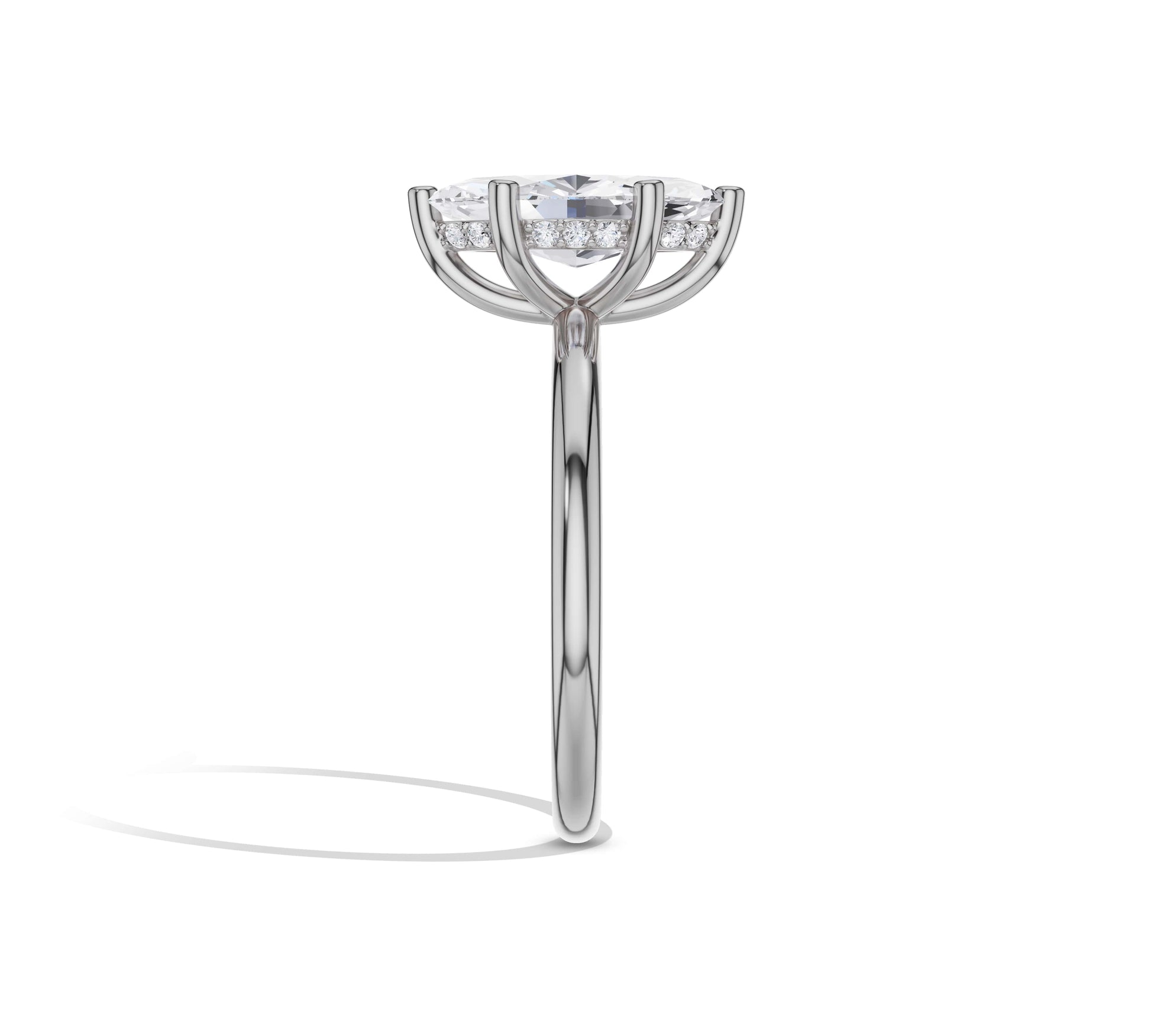 marquise shaped diamond engagement rings