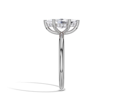 marquise shaped diamond engagement rings