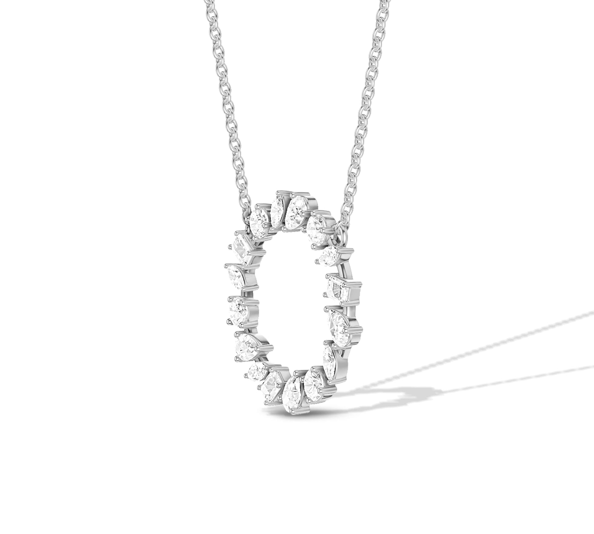 necklace gold circle​