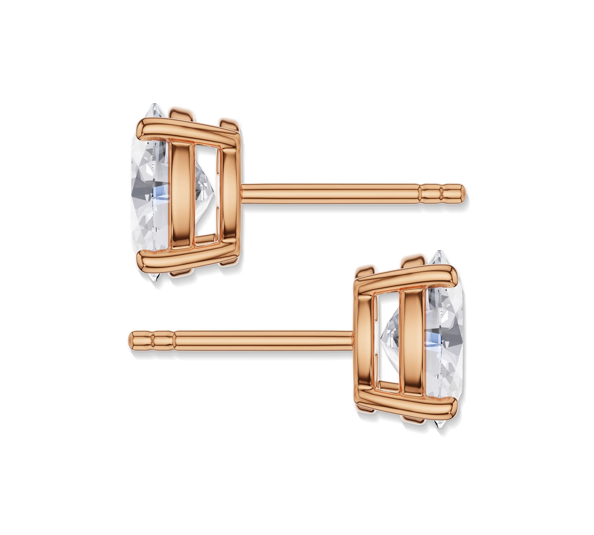 Everyday luxury oval studs