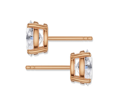 Everyday luxury oval studs