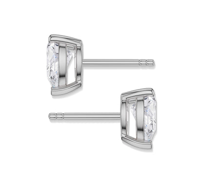 Lightweight diamond earrings for daily use