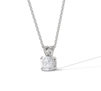 moissanite solitaire necklace