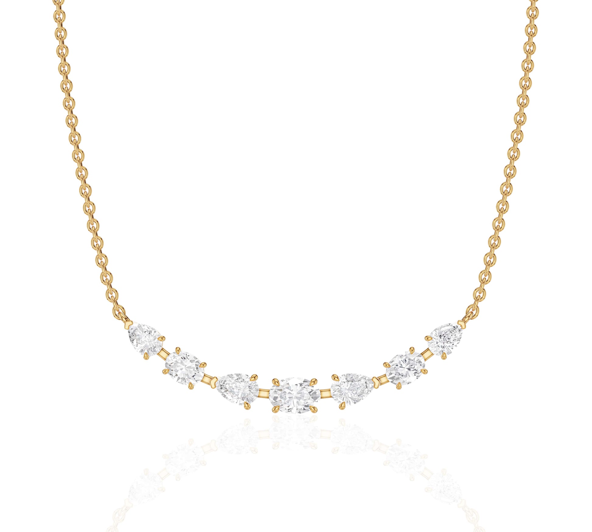 gold bar necklace​