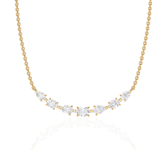 gold bar necklace​