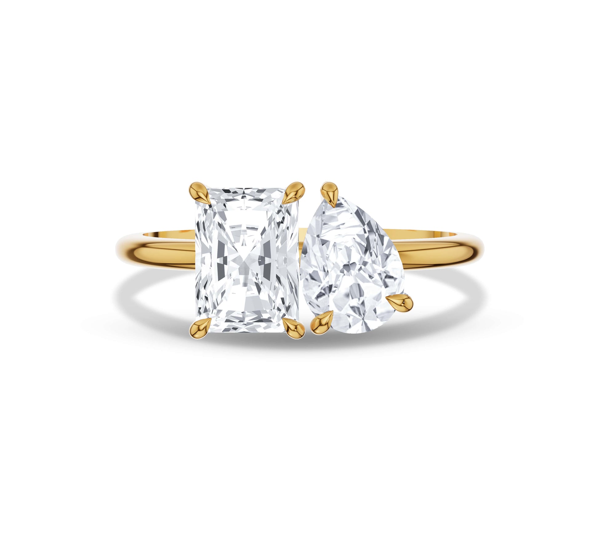 toi et moi engagement ring​