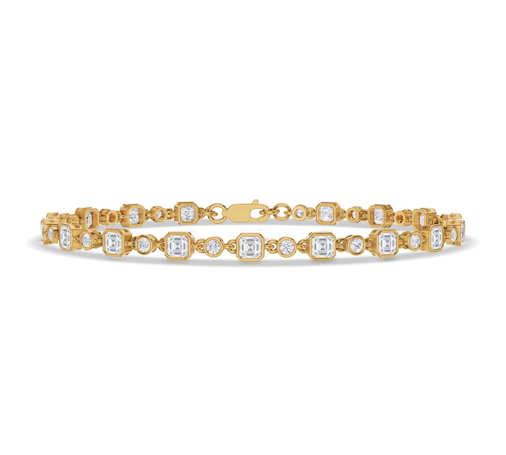 gold tennis bracelet​