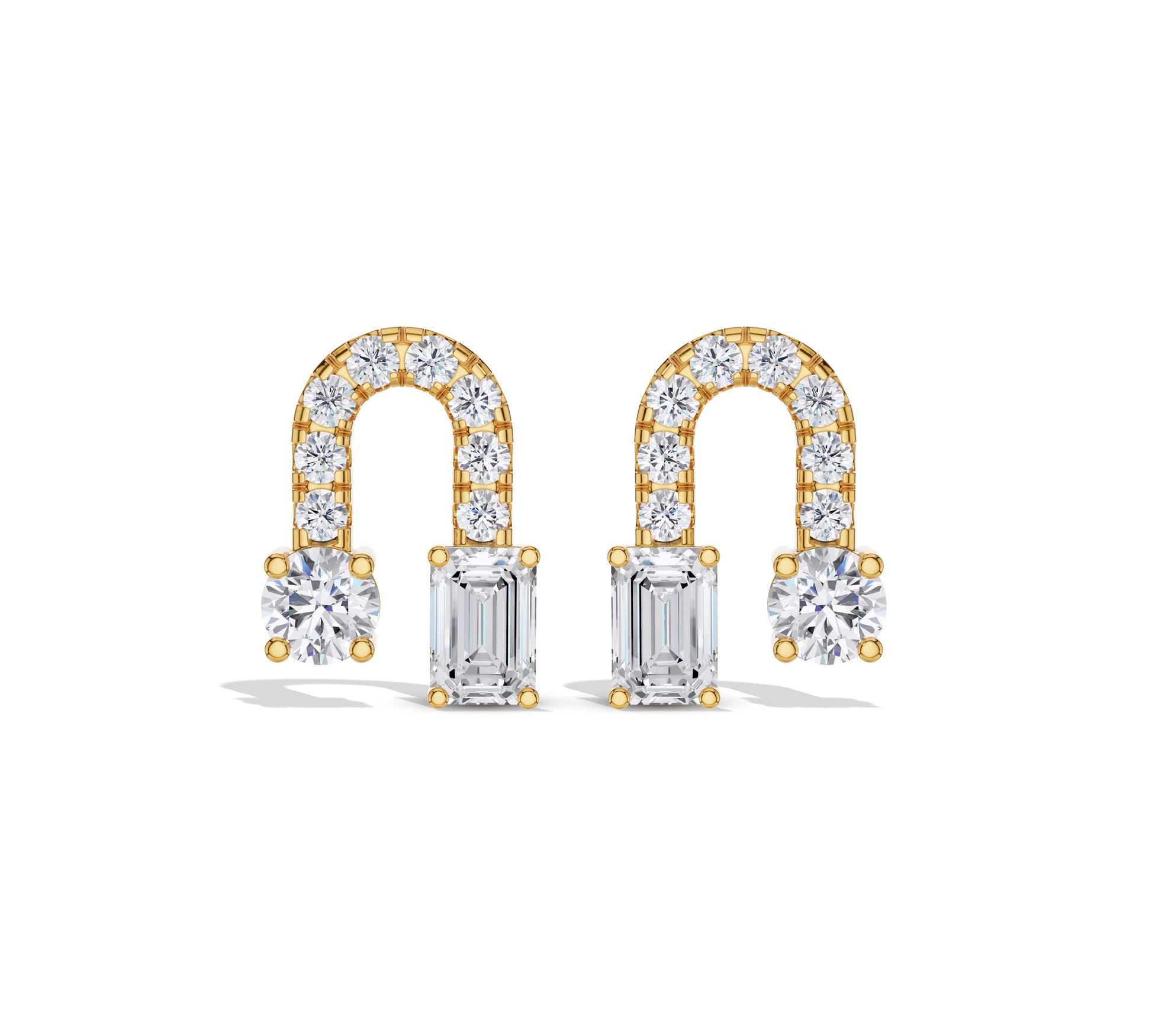 diamond ear studs