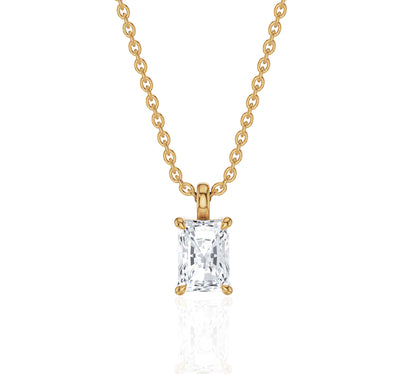 diamond on a necklace