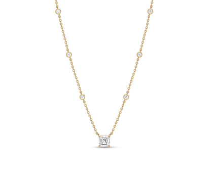 Station Diamond Necklace for Women