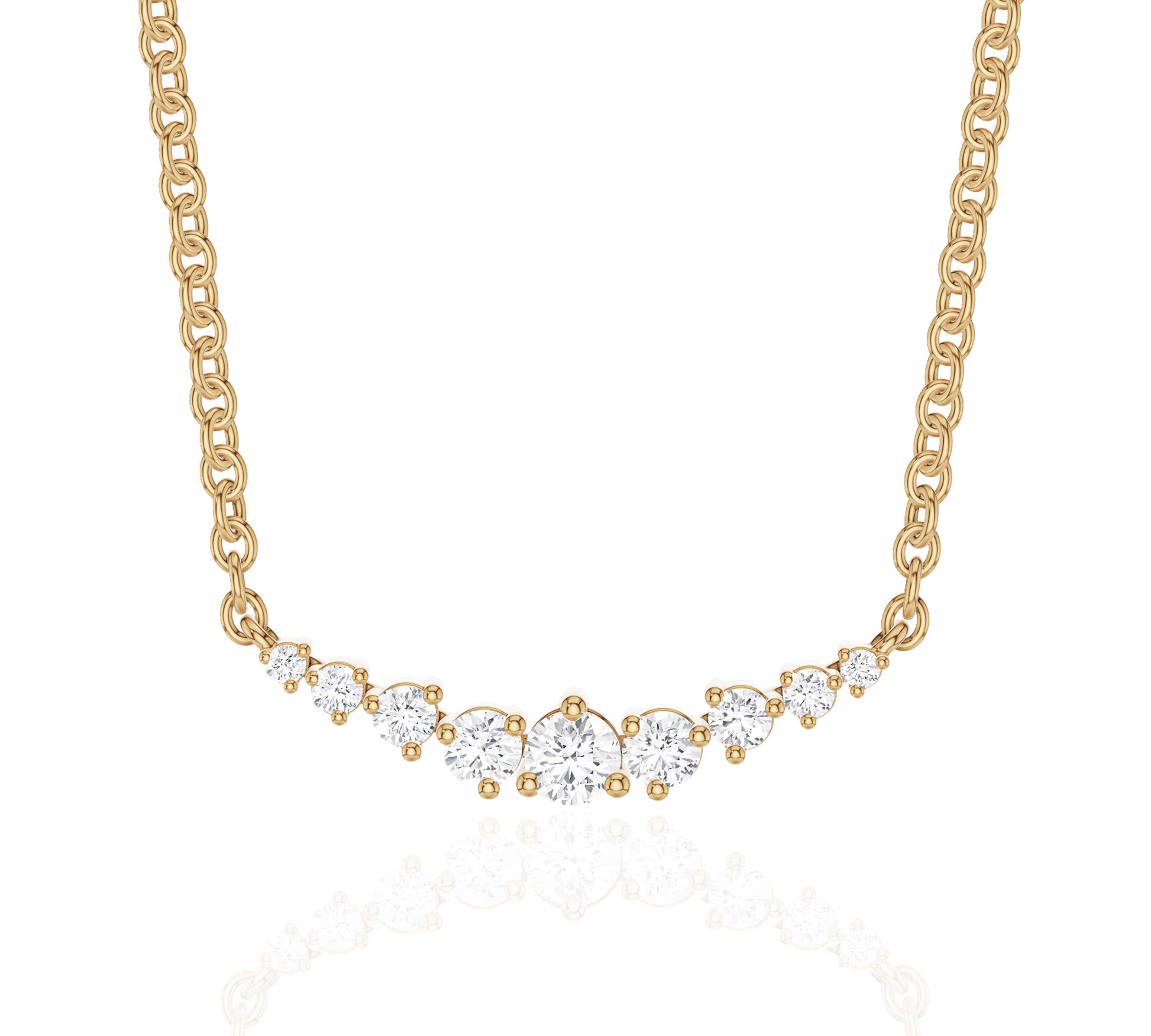 necklace diamond bar​