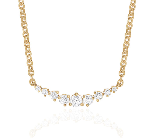 necklace diamond bar​