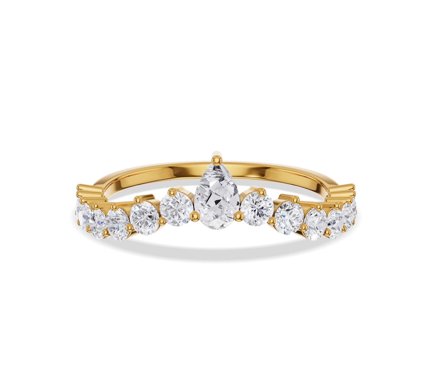 diamond ring and wedding band