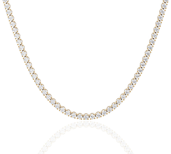 2mm Round Tennis Necklace Diamond