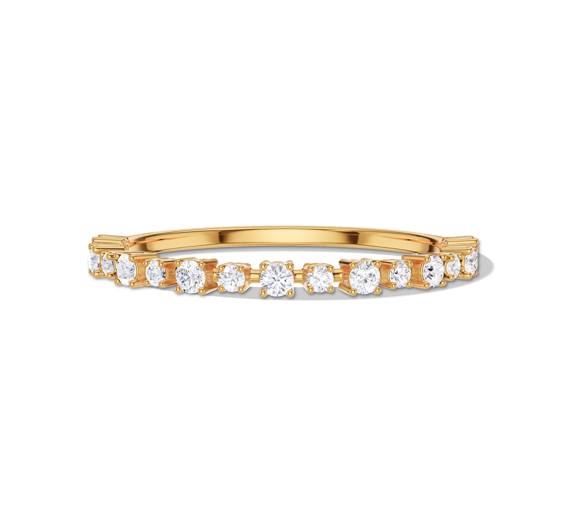 stackable diamond rings