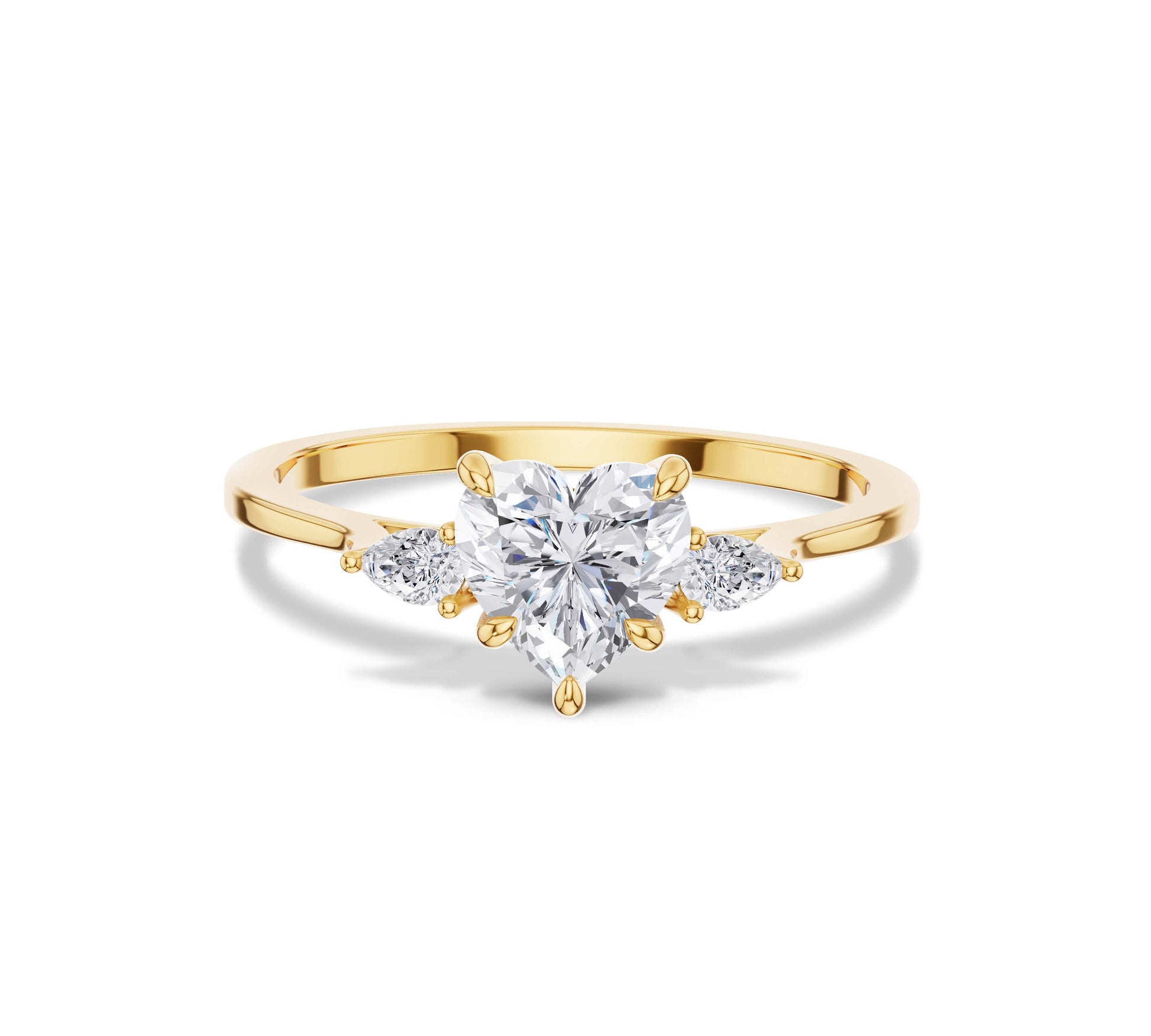 three stone engagement rings​