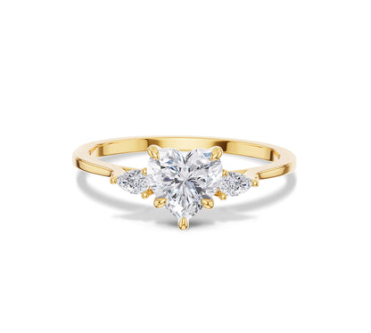 three stone engagement rings​