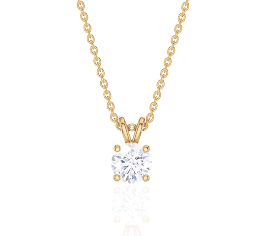 Lab Grown Diamond solitaire necklace