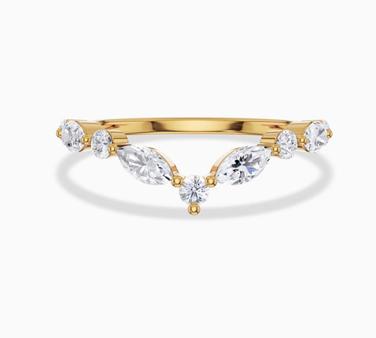 Curevd ring