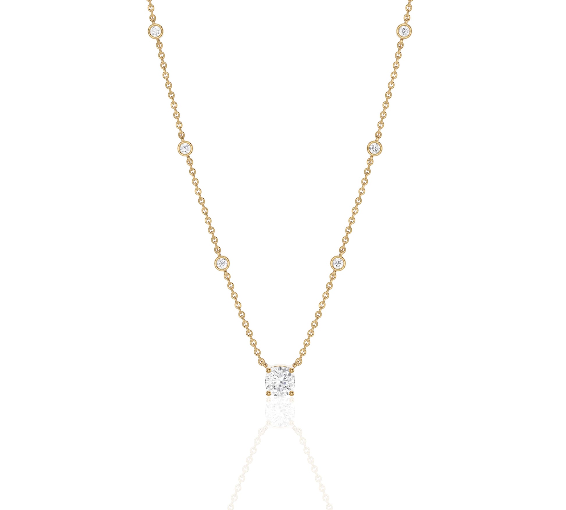 station diamond necklace