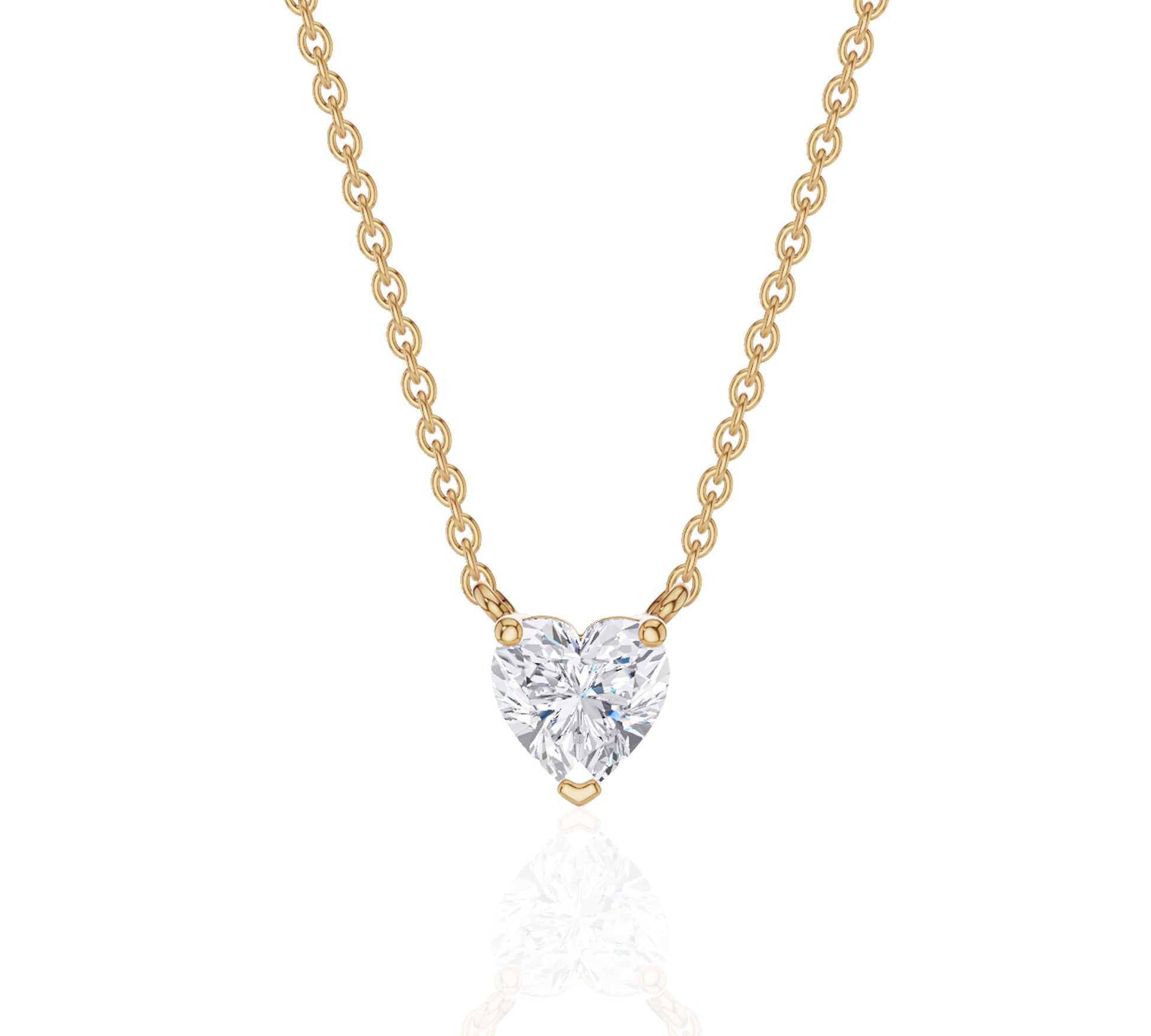 diamond solitaire necklace