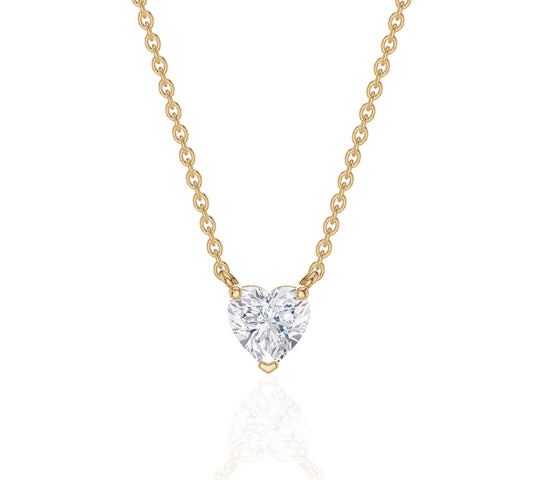 diamond solitaire necklace