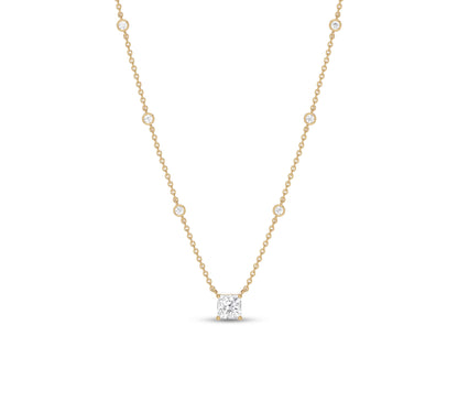 princess diamond station necklace