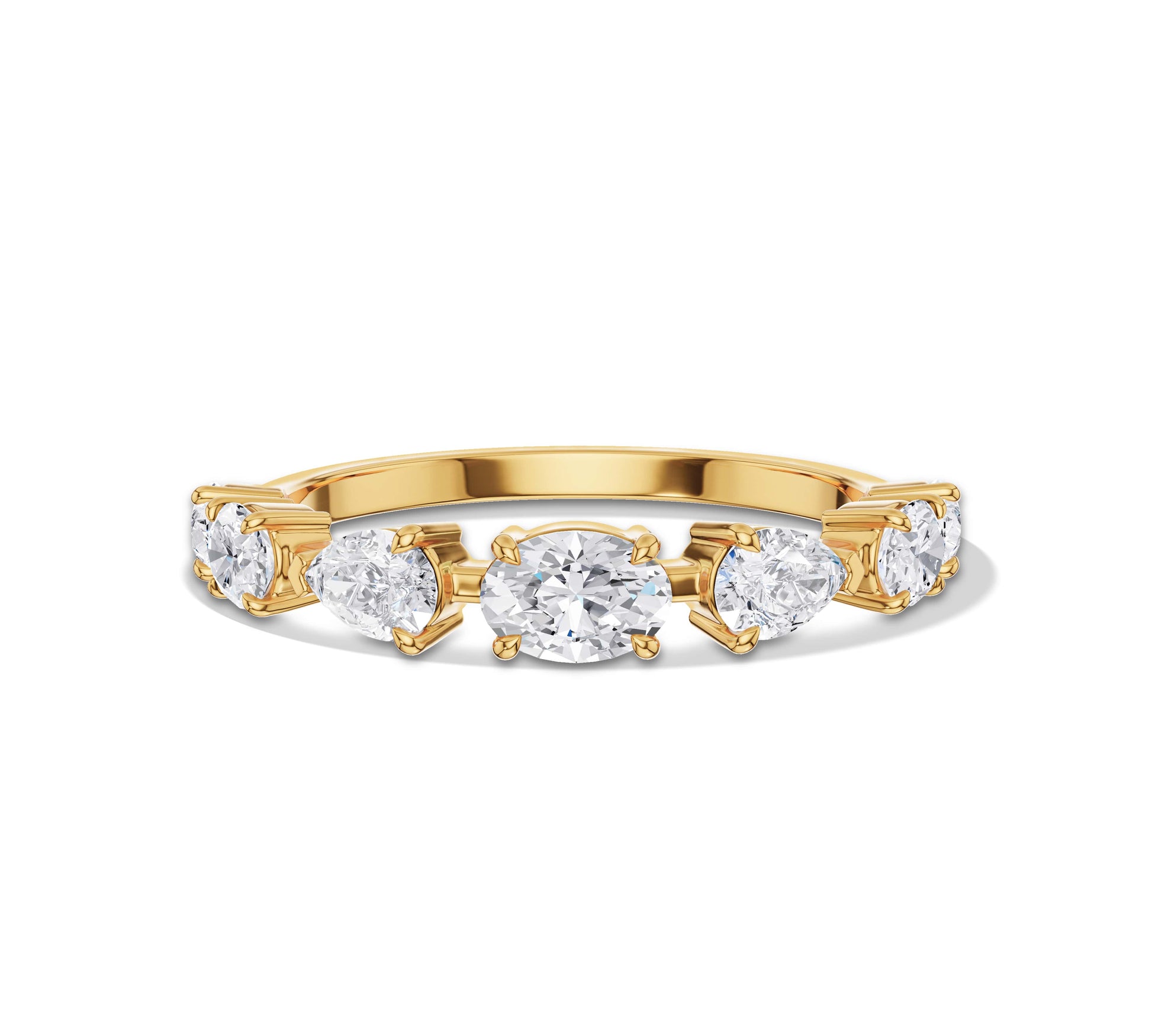 cluster diamond ring