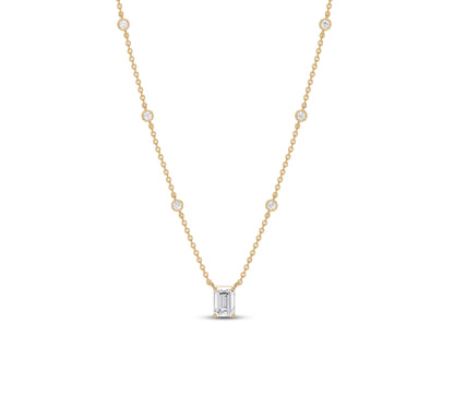 diamond necklace pendant yellow gold 