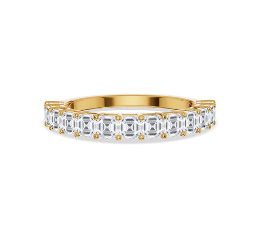 asscher cut eternity band​