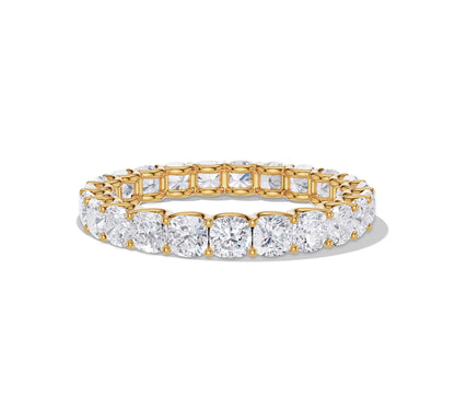 cushion cut wedding rings