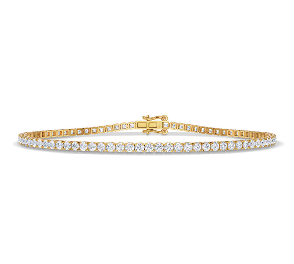 Round Diamond Tennis Bracelet
