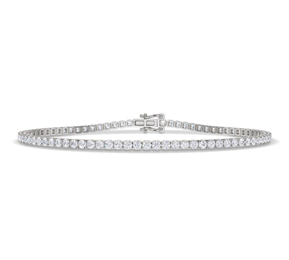 white gold tennis bracelet