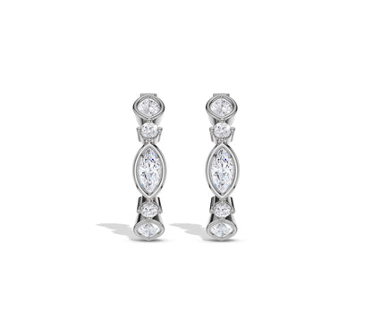 earrings half hoop