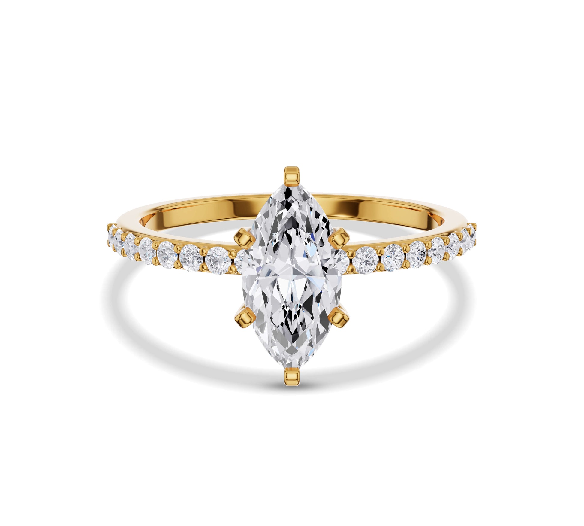 gold engagement rings for women​