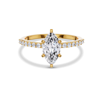 gold engagement rings for women​