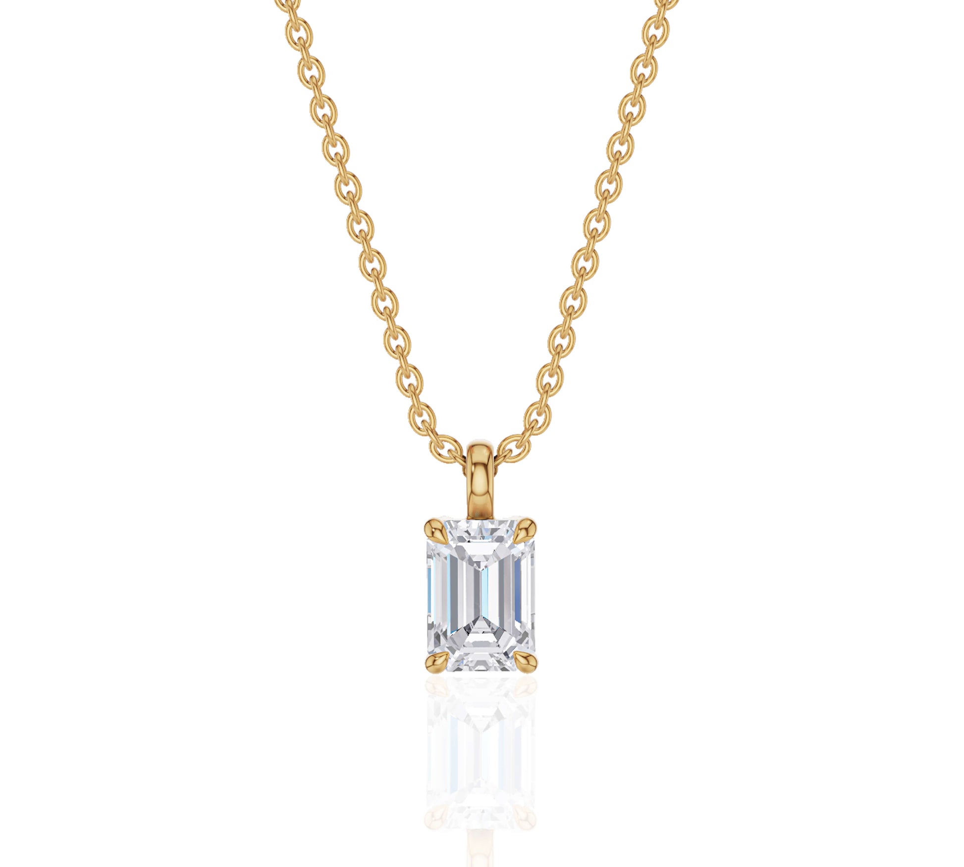 diamond solitaire necklace