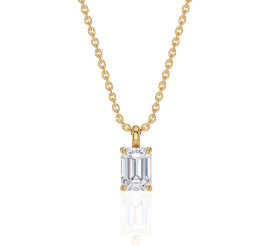 diamond solitaire necklace