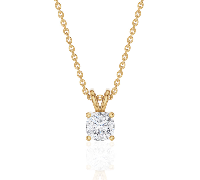 Cushion Cut Women's Diamond Necklace