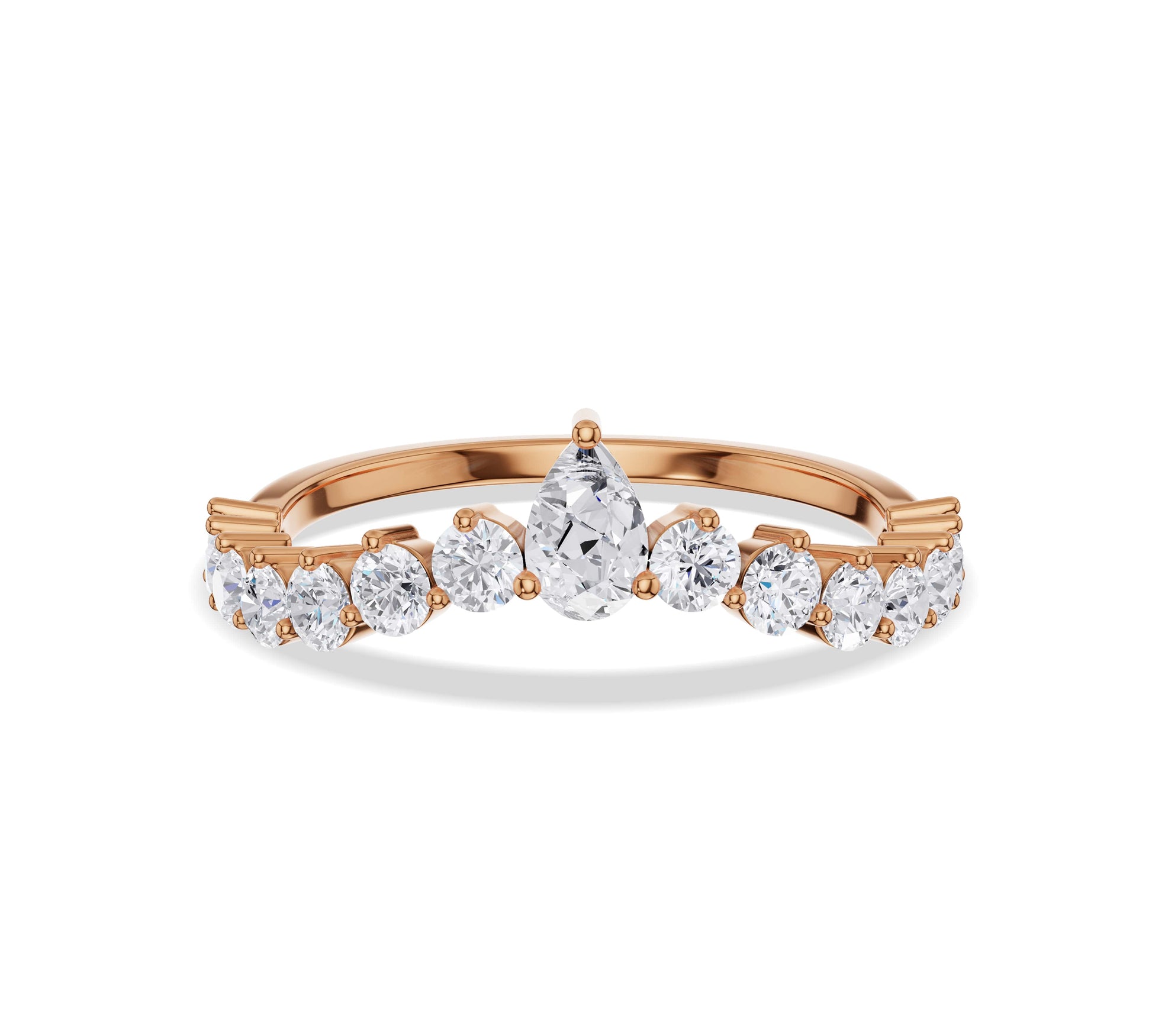 diamond ring and wedding band