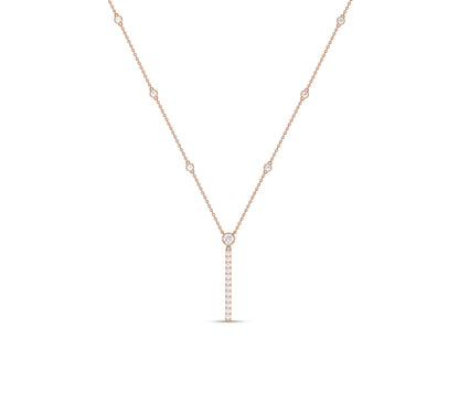 dainty diamond necklace