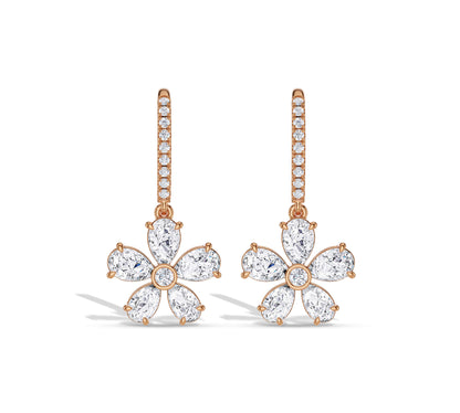 gold dangle earrings