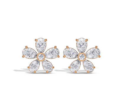 gold stud earrings